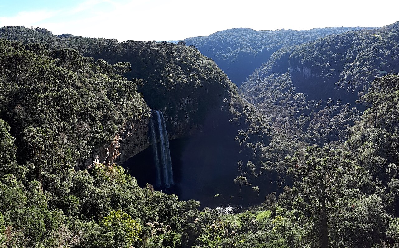 Cascata do Caracol em Canela, na Serra Gaúcha